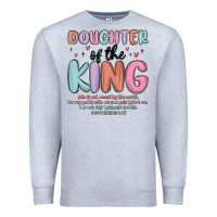 Heather Grey doughter of the king malia Premium Sweatshirt - MaliasSmallBusiness