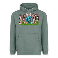 Sage hop rabbit Heavyweight Hoodie - MaliasSmallBusiness