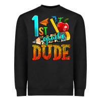 Black 1st grade dude Heavyweight Sweatshirt - texasbilliewilder