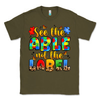 Army Green see the able not the label Classic Tee - JahusDesignShop