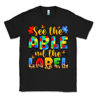 Black see the able not the label Classic Tee - JahusDesignShop