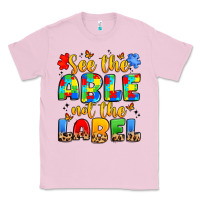 Bubblegum Pink see the able not the label Classic Tee - JahusDesignShop