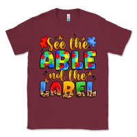 Burgundy see the able not the label Classic Tee - JahusDesignShop
