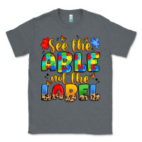 Charcoal Heather see the able not the label Classic Tee - JahusDesignShop