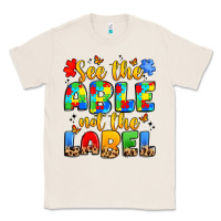 Natural see the able not the label Classic Tee - JahusDesignShop