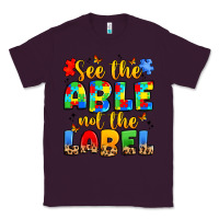 Plum see the able not the label Classic Tee - JahusDesignShop