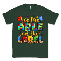 Sports Green see the able not the label Classic Tee - JahusDesignShop