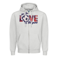 Soccer Love Of The Game Zipper Hoodie | Teevron