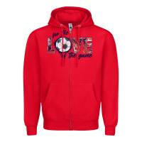 Red soccer love of the game Zipper Hoodie - JahusDesignShop