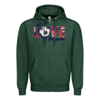 Sports Green soccer love of the game Zipper Hoodie - JahusDesignShop