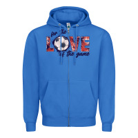 True Royal soccer love of the game Zipper Hoodie - JahusDesignShop