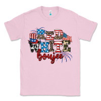 Bubblegum Pink Red whıte boujee Classic Tee - AdoDesignShop