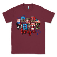 Burgundy Red whıte boujee Classic Tee - AdoDesignShop