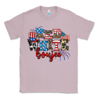 Lilac Red whıte boujee Classic Tee - AdoDesignShop