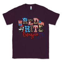 Plum Red whıte boujee Classic Tee - AdoDesignShop