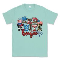 Seafoam Red whıte boujee Classic Tee - AdoDesignShop
