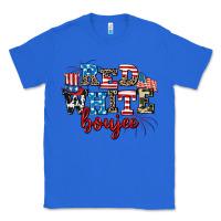 True Royal Red whıte boujee Classic Tee - AdoDesignShop