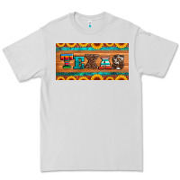 Dove Grey texas sunflowers license plate Premium Tee - Artiststas