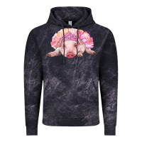 Cloud Black Balerina Baby Pig With Tutu Vintage Hoodie - RanaPortraitStore