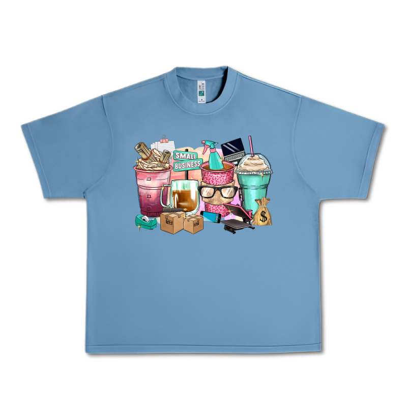 Small Business Coffee Cups Urban Heavy Tee by Zillion Design Studio | Teevron
