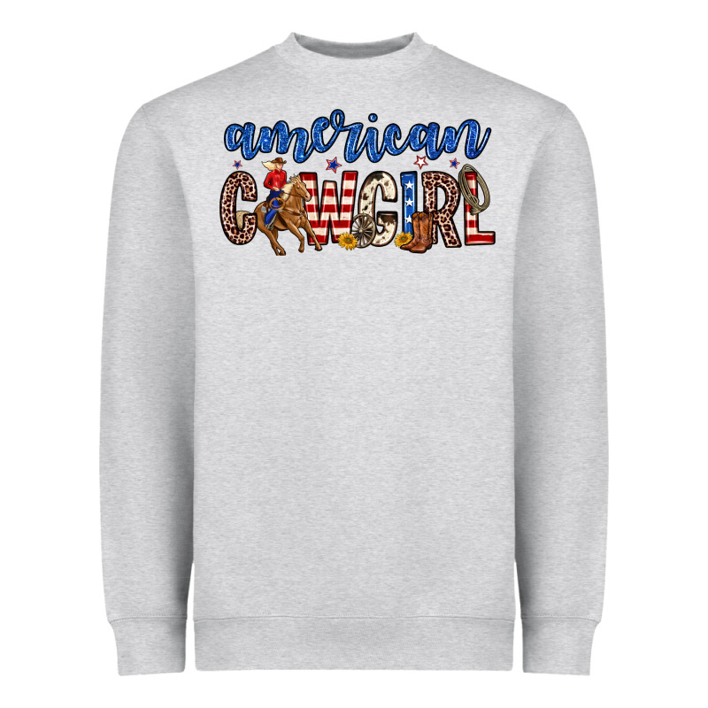 American Cowgirl Heavyweight Sweatshirt by Zillion Design Studio | Teevron