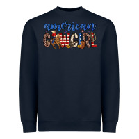 Navy american cowgirl Heavyweight Sweatshirt - Zillion Design Studio