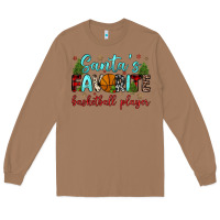 Toasted Coconut santa s favorite basketball player Long Sleeve Tee - JahusDesignShop