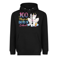 Black 100 magical days of school Heavyweight Hoodie - MaliasSmallBusiness