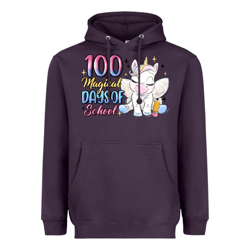 100 Magical Days Of School Heavyweight Hoodie by MaliasSmallBusiness | Teevron