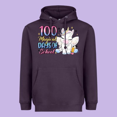 100 Magical Days Of School Heavyweight Hoodie Designed By Maliassmallbusiness
