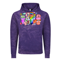 Cloud Purple unicorn coffee cups Vintage Hoodie - Zillion Design Studio