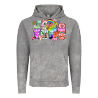 Cloud Rock unicorn coffee cups Vintage Hoodie - Zillion Design Studio