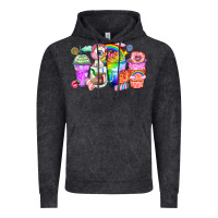 Vintage Black unicorn coffee cups Vintage Hoodie - Zillion Design Studio