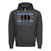 Charcoal Heather armed forces day soldier Zipper Hoodie - Artiststas