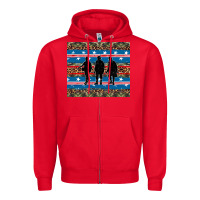 Red armed forces day soldier Zipper Hoodie - Artiststas