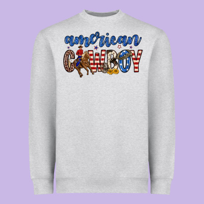 American Cowboy Heavyweight Sweatshirt Designed By Zillion Design Studio