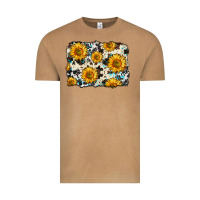 Vintage Camel cowhide sunflower pattern Vintage Tee - Zillion Design Studio