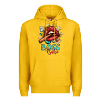 Lemon Western Boss Babe Cigar Lip Premium Hoodie - BundleAndBundleShop