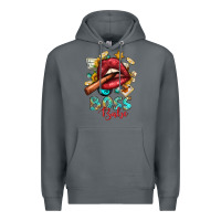 Rock Western Boss Babe Cigar Lip Premium Hoodie - BundleAndBundleShop