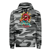 Slate Camo Western Boss Babe Cigar Lip Premium Hoodie - BundleAndBundleShop