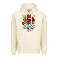 Tofu Western Boss Babe Cigar Lip Premium Hoodie - BundleAndBundleShop