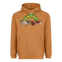 Meerkat cow st patrick days Heavyweight Hoodie - MaliasSmallBusiness