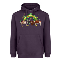 Plum cow st patrick days Heavyweight Hoodie - MaliasSmallBusiness