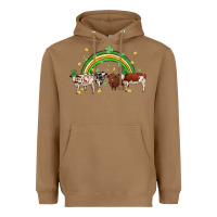 Toasted Coconut cow st patrick days Heavyweight Hoodie - MaliasSmallBusiness