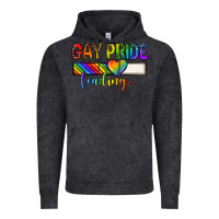 Vintage Black gay pride loading lgbtq Vintage Hoodie - texasbilliewilder
