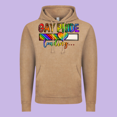 Vintage Hoodie gay pride loading lgbtq