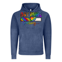 Vintage Denim gay pride loading lgbtq Vintage Hoodie - texasbilliewilder