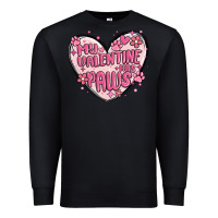 Black my valentine has paws Premium Sweatshirt - MaliasSmallBusiness