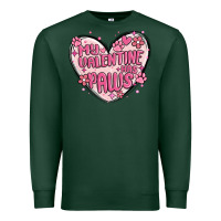 Sports Green my valentine has paws Premium Sweatshirt - MaliasSmallBusiness