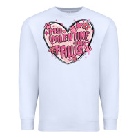 White my valentine has paws Premium Sweatshirt - MaliasSmallBusiness